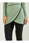 Pack of 3 - Solid Full Sleeve Front Zip Swimsuit, Contrast Edge Wrap Skirt and Leggings Burkini Set - 7