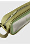Unisex Khaki Transparent Mini Makeup Bag - 3