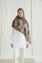 Monaco Kraş Shawl - Sand