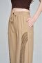 Women's Special Design Beaded Palazzo Trousers - 3