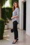Safari Sleeve Detailed V-Neck Blouse - 2
