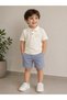 57204-26 Boy's 2-Piece Set Polo Collar T-Shirt and Shorts Summer Casual Daily Combination - 2