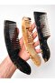 Domestic Production Ram Horn Handle Bone Comb Kt-164 Handmade Natural Hair Comb (18–20 cm) - 3