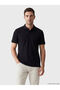 Esvab • Modern & Distinctive Devrik Roba Collar Combed Cotton Men's T-Shirt