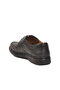 Black Genuine Leather Lace-Up Men's Casual Shoes - 4
