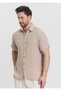 Heaven 4040 Muslin Collar Short Sleeves Men's Shirt - 4