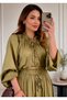 Women's Anthracite Wrinkle Look Suit - 3