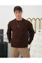 Oversized Sweater with Thick Line Detail - 2