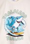 Green Boy's Shark Print T-Shirt and Sweatpants 2-Piece Set 23904 - 3