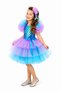 Girl's Mermaid Dress Tulle Princess Evening Dress Sequin Shiny Costume Tutu Dress with Hair Clip Party East - 3