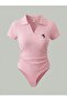 Body-Hugging Polo Neck Ribbed Lycra Premium Bodysuit [Summer Trend'26]