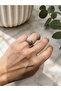 Women's Sapphire Navy Blue Stone Cross Design Ring