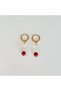 Crystal Flame Natural Stone Earrings
