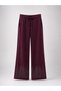 Women's Oysho Model Fabric Palazzo Pants with Pockets and Stones - 2