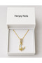 316L Stainless Steel Moon Figured Stone Women's Necklace Stylish Gift - 3
