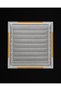 30X50 Aluminum White Bathroom Screen - 2