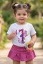 Birthday Girl, 1st Year Butterfly Birthday Graphic Print T-Shirt