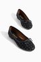 Malena Women's Orthopedic Knitted Detailed Daily Bowknot Flat Ballerinas - 3