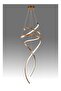 Modern Lighting, Pendant Lamp, Light, Modern chandelier, Gold Color, 37x80 cm, H:105 cm, Suitable for stairs, bed room, kitchen, Adjustable height