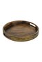 Wooden Round Tray 34X34X4 Cm.