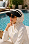 Straw Visor-Tennisist Tac Model Uv Protective Women's Hat