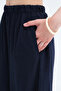 Elastic Waist Linen Trousers Pn18273 - 3