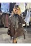 Leather Jacket with Tie-Up Detail - 5