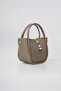 Green Mini Handbag with Stylish Lock Detail, Cross Strap, Two Colors, Daily Use, 15X14X10 cm - 2