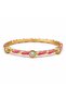 Three Stone Tiwist Colorful Cuff Bracelet