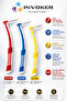 Interface Brush Dental Interdental Brush Cleaning Brush between Teeth and Braces 0.6 mm Blue 6 Pieces - 5