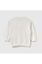Benetton baby rabbit print knitwear sweatshirt 3-18 months white - 2