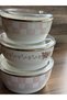 Enamel 3-Piece Storage Container with Lid Rosadora - 5