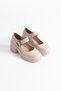 Women's Beige Casual Shoes Fs06Ms05D - 4