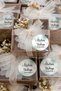 100 Pieces of Opaque Wedding, Engagement, Henna, Promise, Circumcision, Gift Package Labels - Model 12 - 7