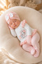 Seasonal Baby Girl Newborn Hospital Discharge Bodysuit Set Cotton 5 Pieces 0-3 Months - 6