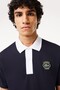 Classic Fit Polo T-Shirt Men's Organic Cotton Polo Collar T-Shirt Navy Blue