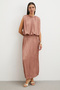 Flowy Pleated Maxi Etek - 4
