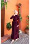 Wonderful Belted Buckle Cross Sandy Dress - 2