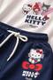 Girl's Cotton 2-Piece Top and Bottom Summer Set (Hello Kıtty and Frıdens)-Kuromi - 4