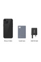 25W GaN USB-C Fast Charger with USB-C Cable, PD 3.0 & PPS Compact Wall Adapter - Black - 5
