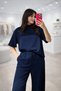 Morena Osho Fabric Women's Relaxed Fit Two-Piece Set Casual T-Shirt & Elastic Waist Wide-Leg Pants Daily Stylish Set - 3