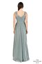 Women's Thick Strap Gilded Fabric Detailed Evening Dress Wedding Dress - 2