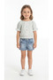 Striped Ruffled Girls' Top and Bottom Set