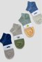 4 Pairs of Summer Cotton Boys' and Baby Booties Socks - 2