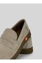 Virella Women's Genuine Suede Textured Tan Moccasin Rubber Sole Casual Loafer 2 cm - 7
