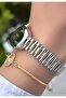 New Season Oval Dial - Adjustable Steel Band - Bracelet Gift - 4
