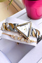 Triangle Case Gift Gold Silver Color Women's Watch - Steel Band Japanese Machine Special Stylish Boxed Dkby2056C5 - 3