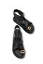 Celeste Vera Women's Flip Flop Sandals 0012351 Black Skin - 3