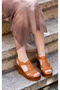 2010827 Eren Shoes&Bag Genuine Leather Padded Sole Orthopedic Women's Sandals Brown - 4