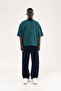 Men's Bacis Boxy T-Shirt Oil Green - 7